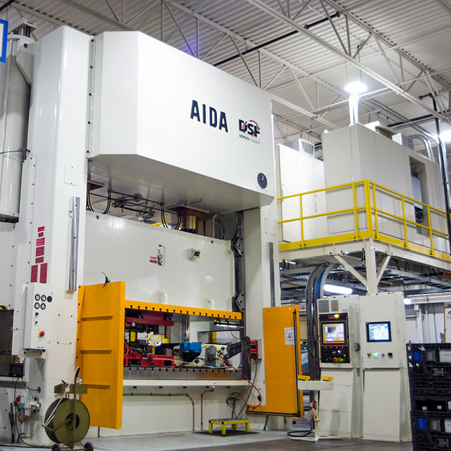 DSF-M2-6300 Servo Press at Omex Manufacturing