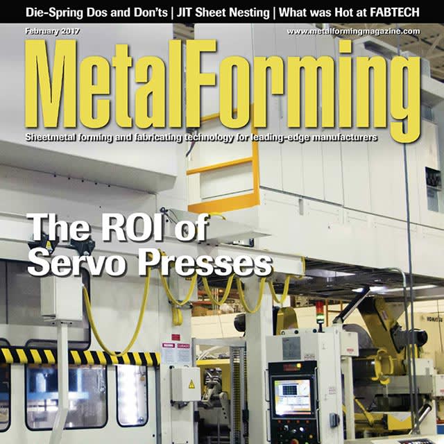 With the ability to store energy and use it as needed, servo-driven presses save a large amount of electricity as compared to similar-sized traditional mechanical presses. In addition, servo-press users have benefitted from utility-company green-energy rebates.