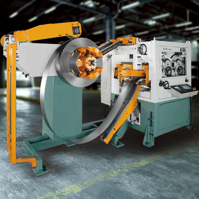 Servo alimentadores de bobina AIDA LFA-G y LFA-L