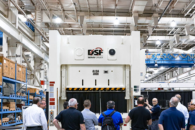 AIDA-America Servo Symposium 300 Ton Press Demonstration