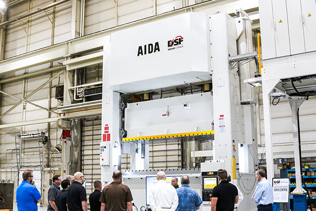 AIDA-America Servo Symposium 630 Ton Press Demonstration