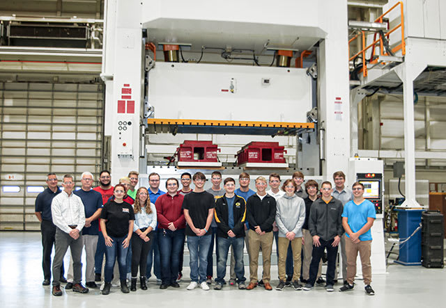 AIDA-America hosted 20 Centerville High School students at its Manufacturing Day® event on October 9th, 2019