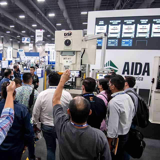 AIDA-America to Demonstrate Multiple Pieces of Equipment at FABTECH® Mexico 2023, booth 3909.