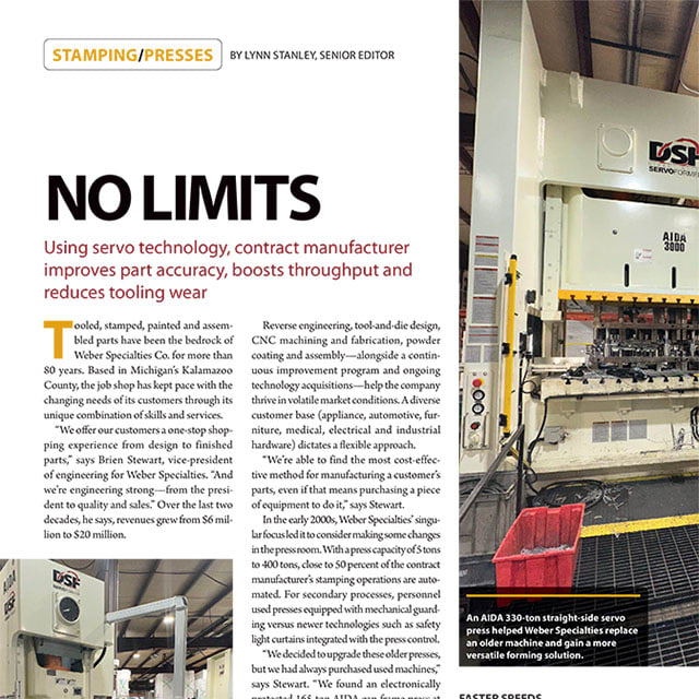 Throughput has increased, allowing us to recoup production time that we've been able to use to run more jobs.