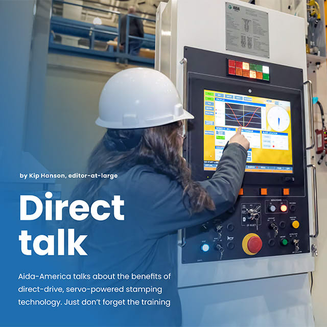 Beneficios de las prensas servo que se pueden obtener del Programa (DSF SAT) de Entrenamiento de Aplicaciones Avanzadas de Servoformado de Aida.