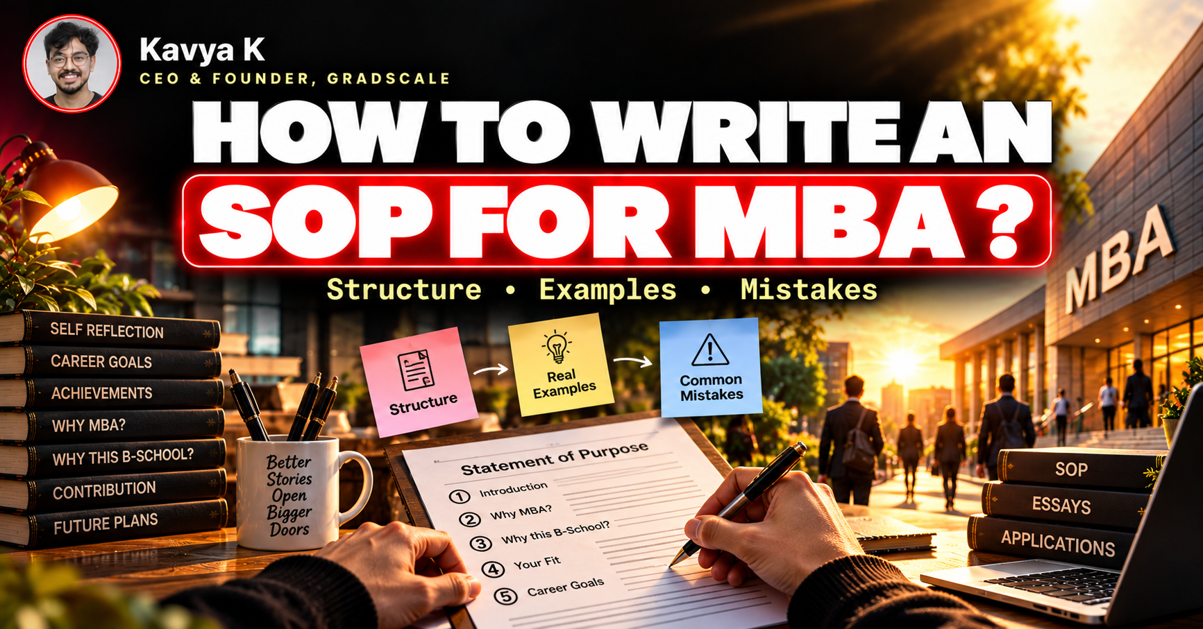 How to Write an SOP for MBA in India (2026-27): Structure, Examples and Mistakes