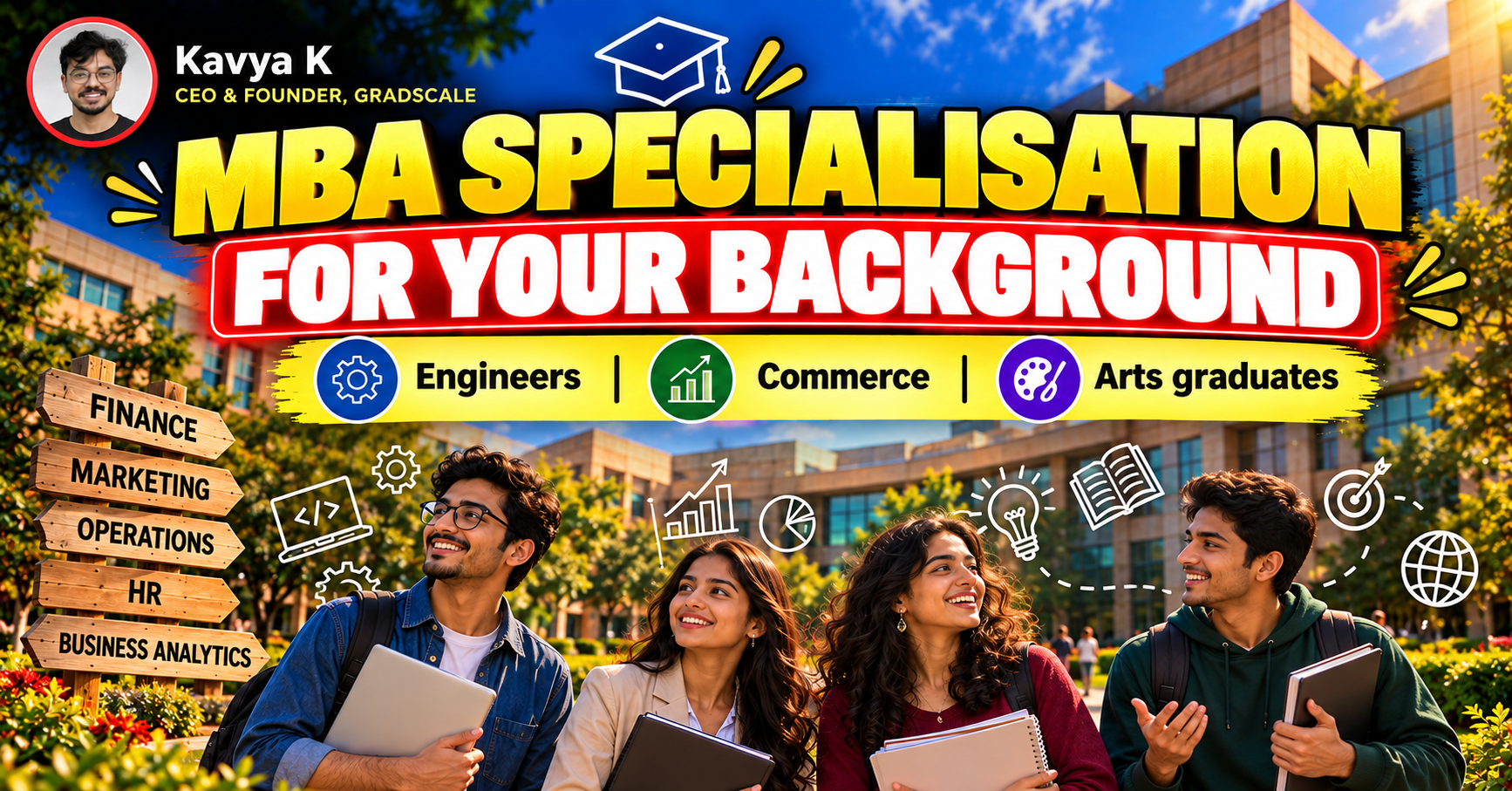 Top MBA Specialisations for Your Background: Engineers, Commerce Graduates and Arts Graduates
