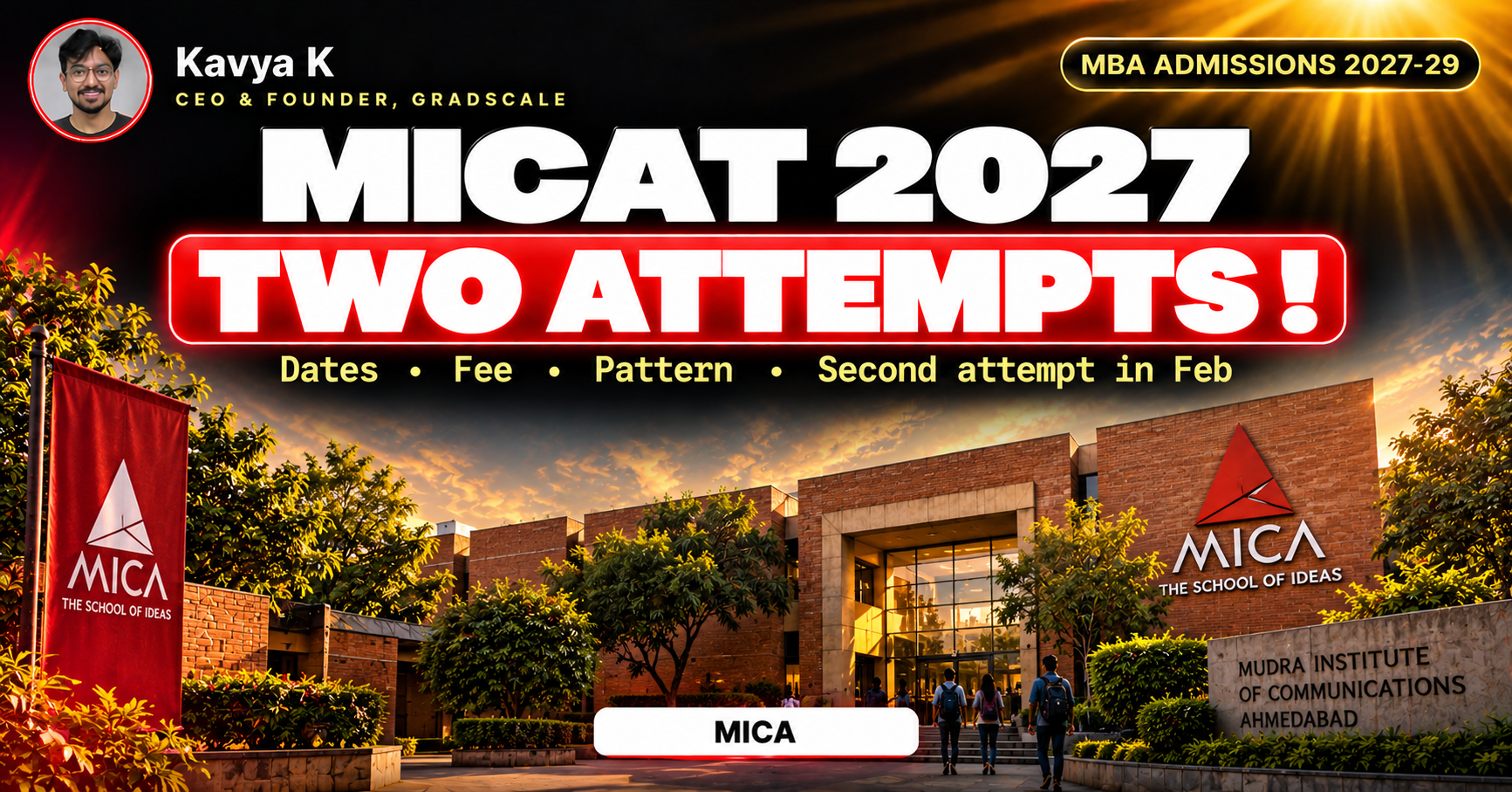 MICAT 2027 on 5 December: Dates, Fee, Pattern and How to Apply (and the February Attempt)