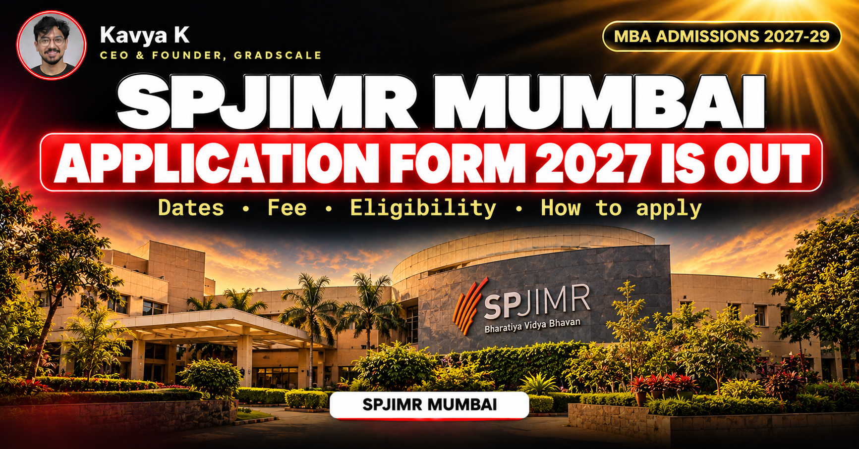 SPJIMR Application Form 2027-29 Is Out: Dates, Fees, Eligibility and How to Apply