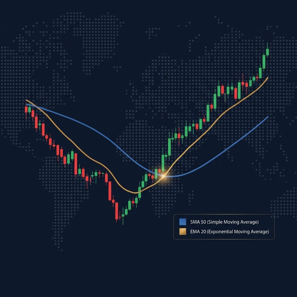Moving Average in Trading: SMA vs EMA Explained (With Strategies)