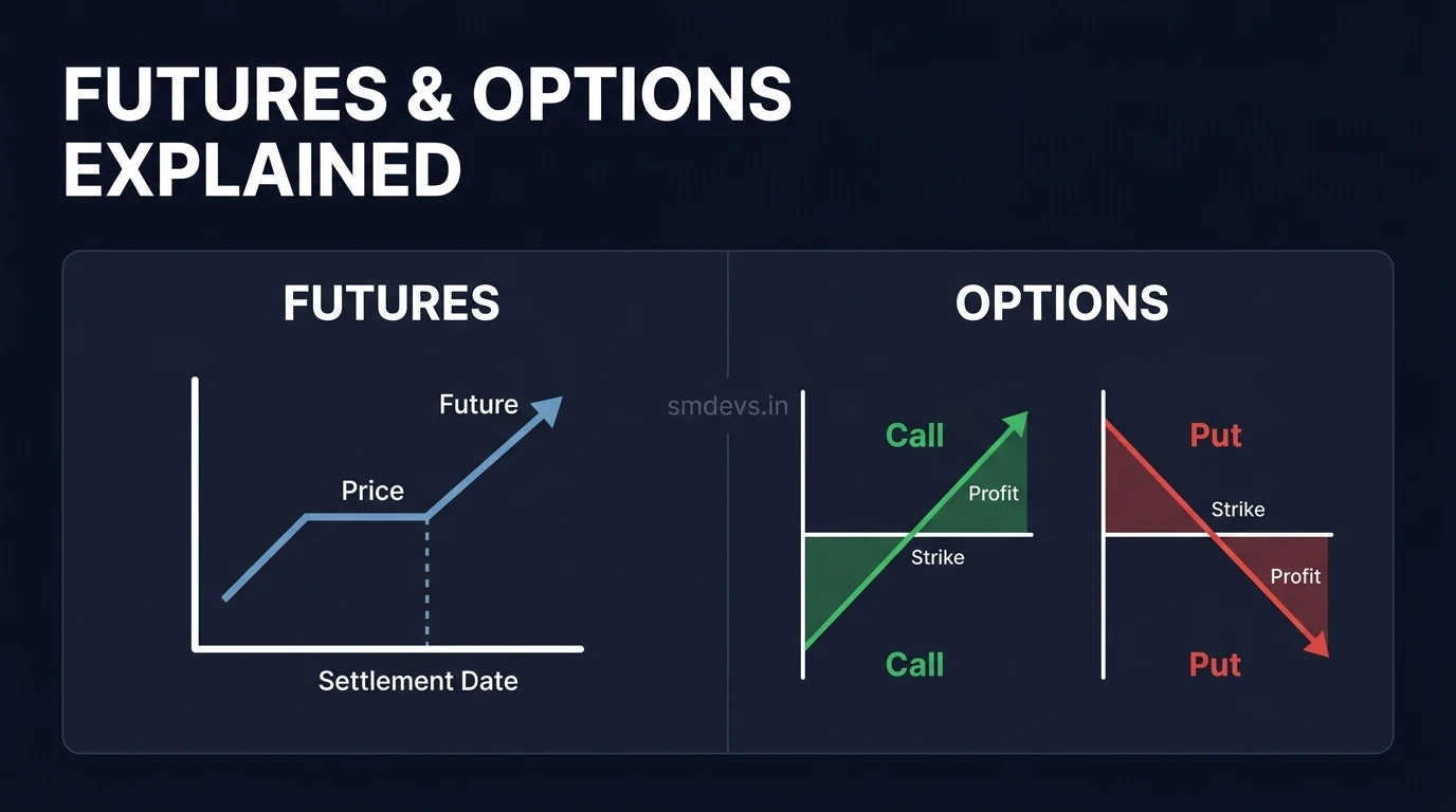 Futures and Options (F&O) Explained — Complete Beginner's Guide for Indian Markets