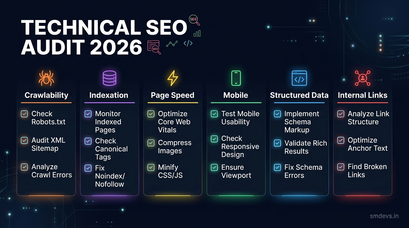 Technical SEO Audit Checklist 2026: Fix Every Issue