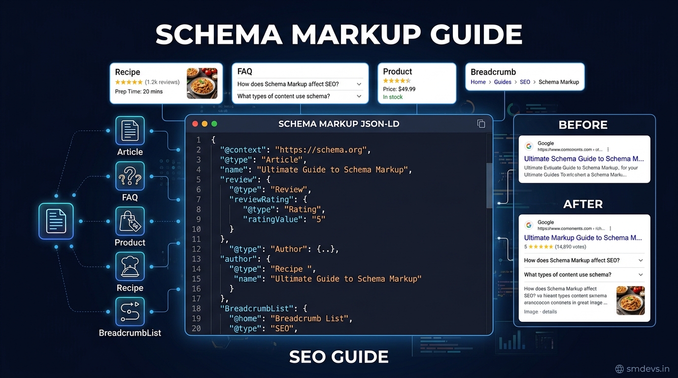 What is Schema Markup? Complete SEO Guide with Examples (2026)