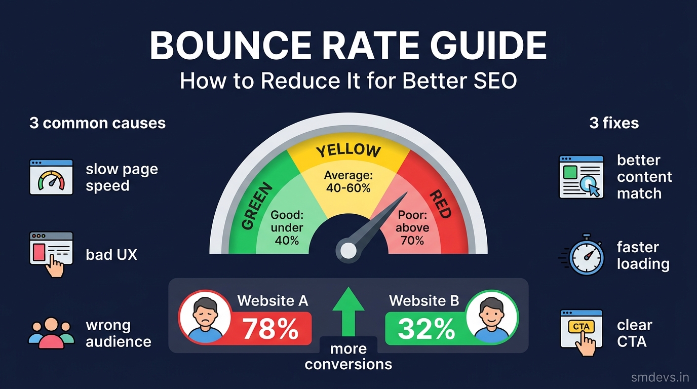 What is Bounce Rate in SEO? How to Reduce It and Improve Rankings (2026)