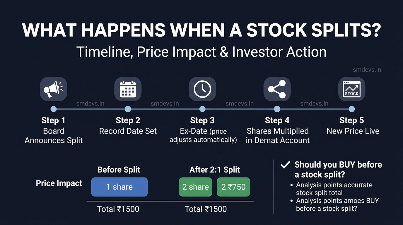 What Happens When a Stock Splits? Price Impact, Timeline & Should You Buy? (2026)