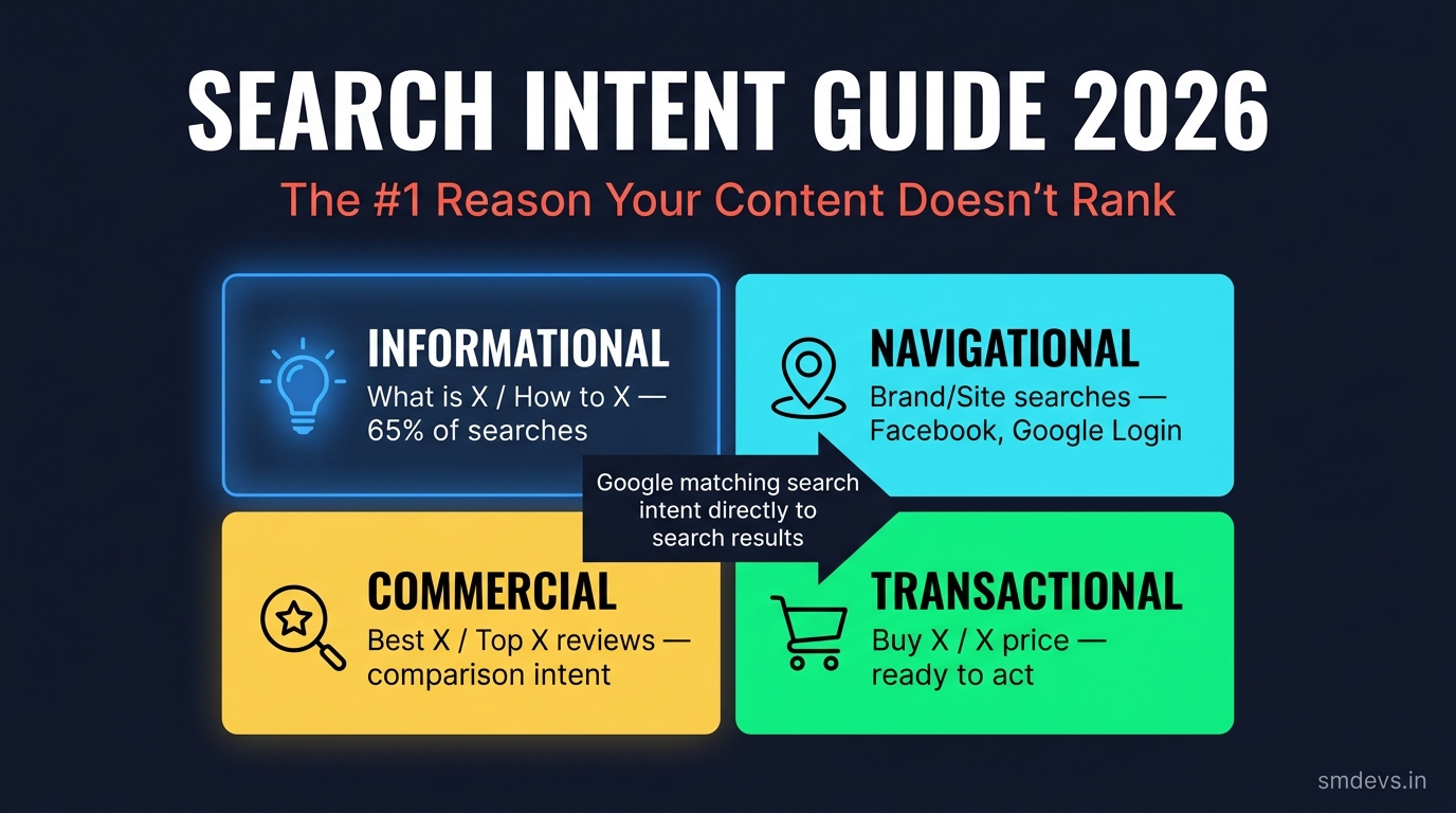 What is Search Intent in SEO? The #1 Ranking Factor You're Ignoring (2026 Guide)