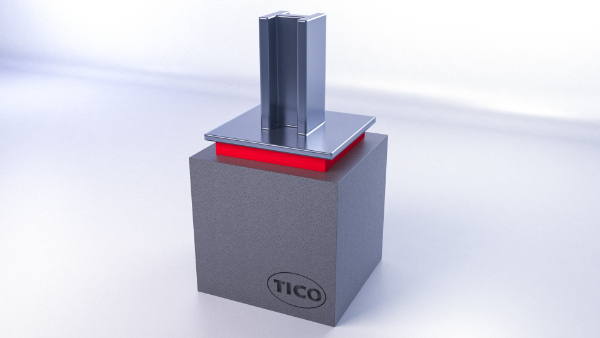 Plaque anti-vibrations - TICO M/PA - TICO - A Division of Tiflex Ltd.