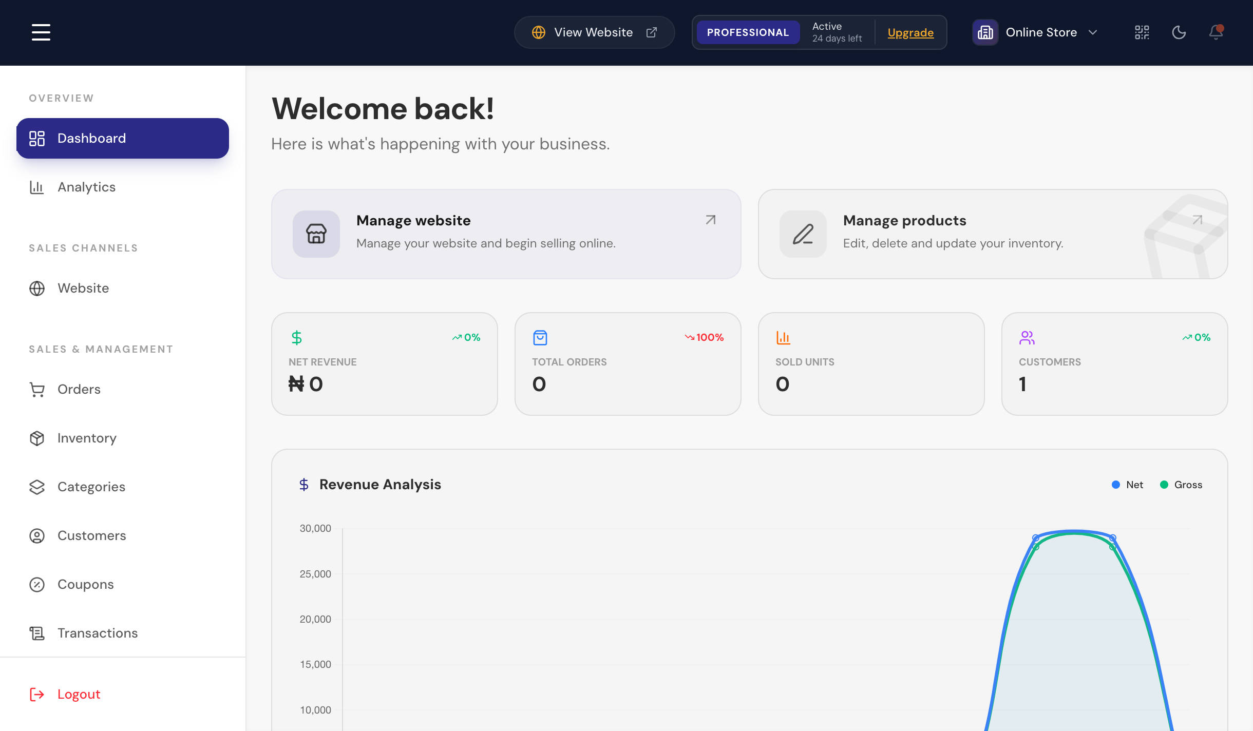 The Vendors App Preview