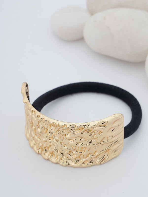 Sculptural Gold Hair Cuffs