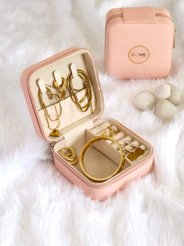 Valentine Jewellery Gift Set with Organizer Box – Pink