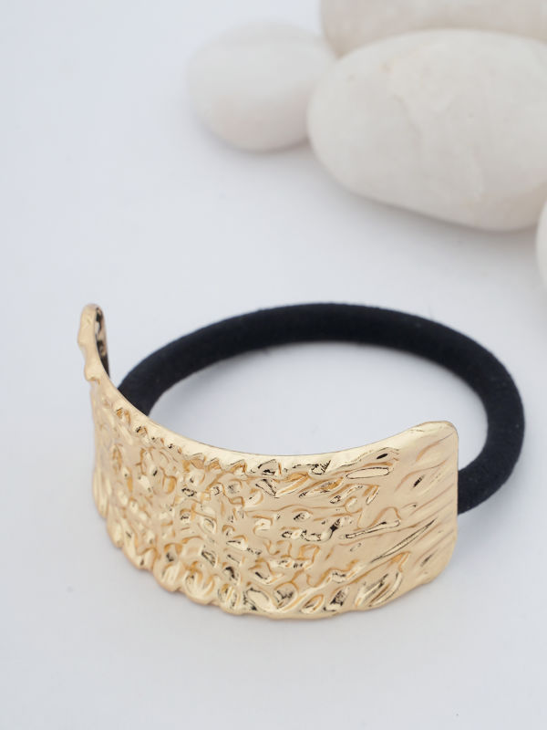 Sculptural Gold Hair Cuffs