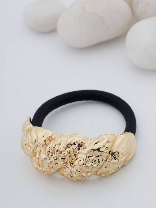 Sculptural Gold Hair Cuffs