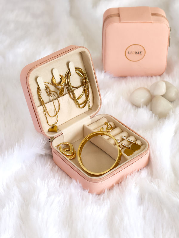 Valentine Jewellery Gift Set with Organizer Box – Pink