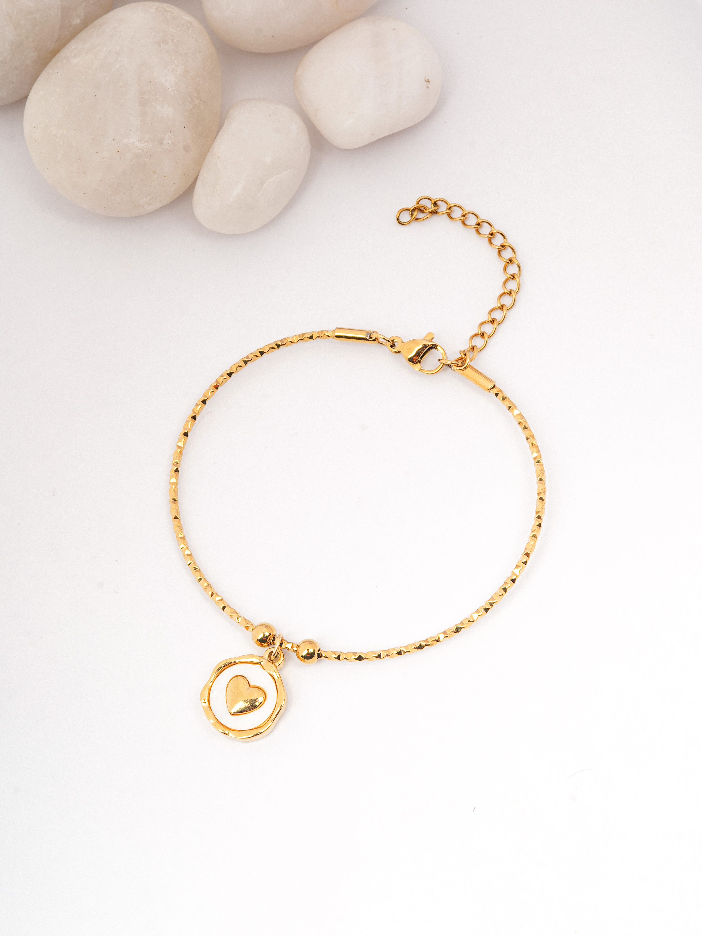 Sweetheart Medallion Charm Bracelet