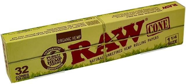 Vue 2 de Raw Organic Unrefined Prerolled