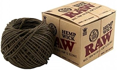 Vue 2 de Meche Raw Hemp Wick