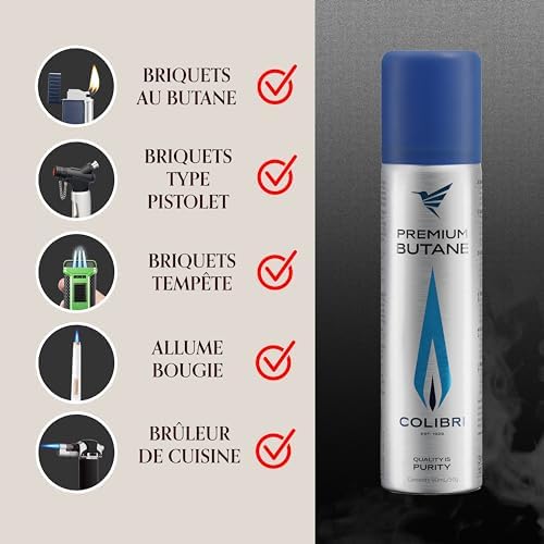 Vue 4 de Colibri Gaz Butane