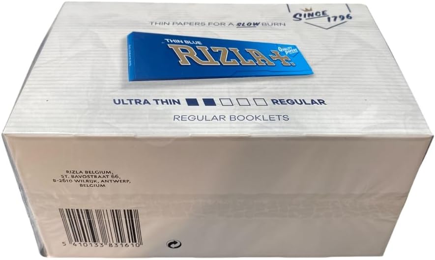 Vue 2 de Rizla Bleu Regulier Du