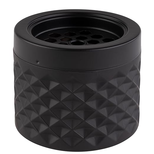 Aps Cendrier Antivent Noir