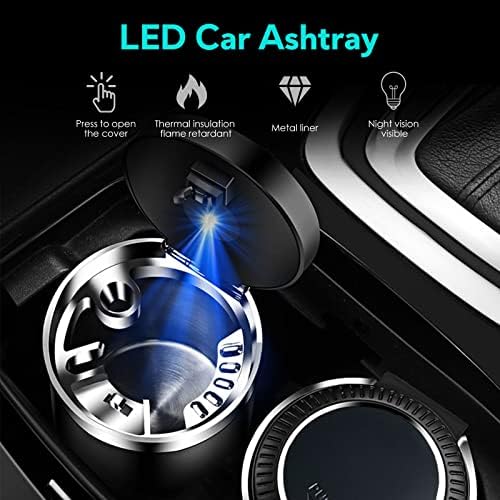 Vue 2 de Lycxames Cendrier Voiture Led