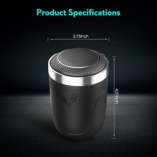 Vue 6 de Lycxames Cendrier Voiture Led