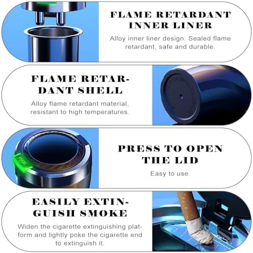 Vue 3 de Chingde Cendrier Voiture Cendrier