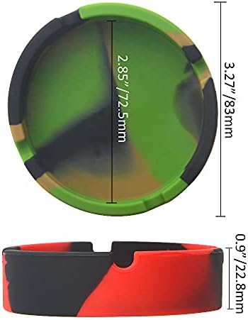 Vue 4 de Xinmeiwen Lot De Cendriers