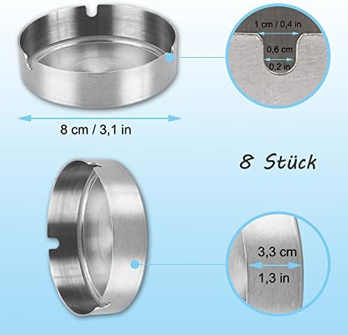 Vue 4 de Cendrier Cendrier Rond En