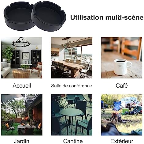 Vue 7 de Soqkeen Cendriers En Silicone