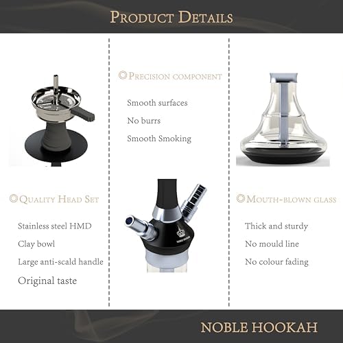 Vue 2 de Noble Hookah Set De