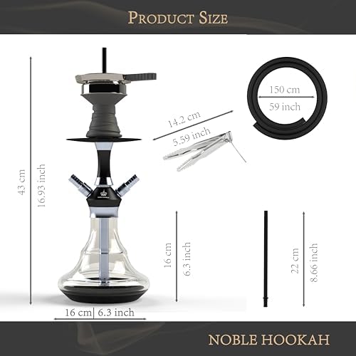 Vue 4 de Noble Hookah Set De