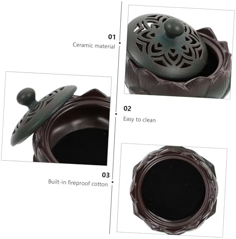 Vue 3 de Decornijia Bruleur Ceramique Vintage