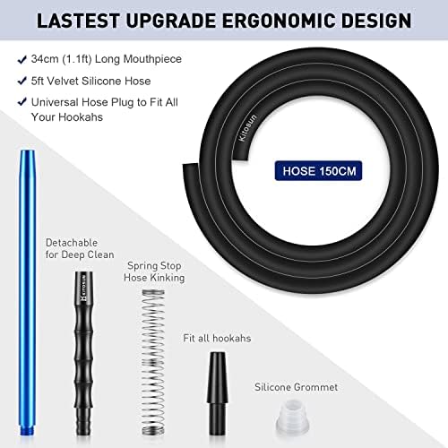 Vue 3 de Kitosun Shisha Chicha Tuyau