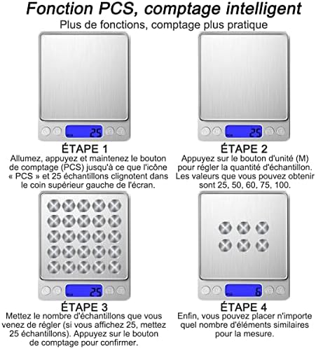 Vue 7 de Diyife Balance De Precision