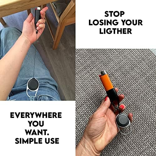 Vue 3 de Portecles Sangle Retractable Cm