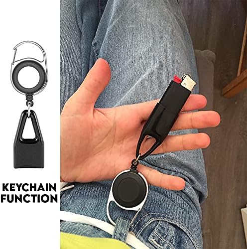 Vue 4 de Portecles Sangle Retractable Cm