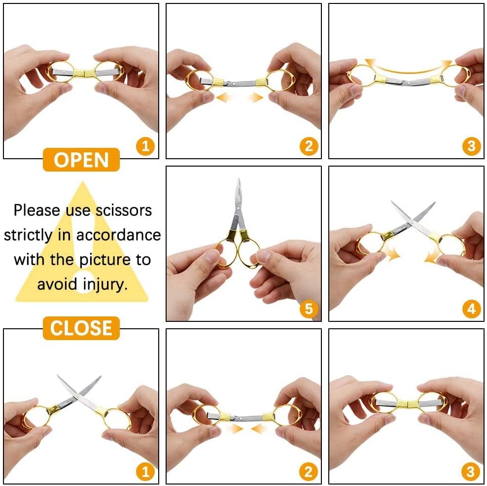 Vue 7 de Portables Ciseaux Pliantsciseaux De