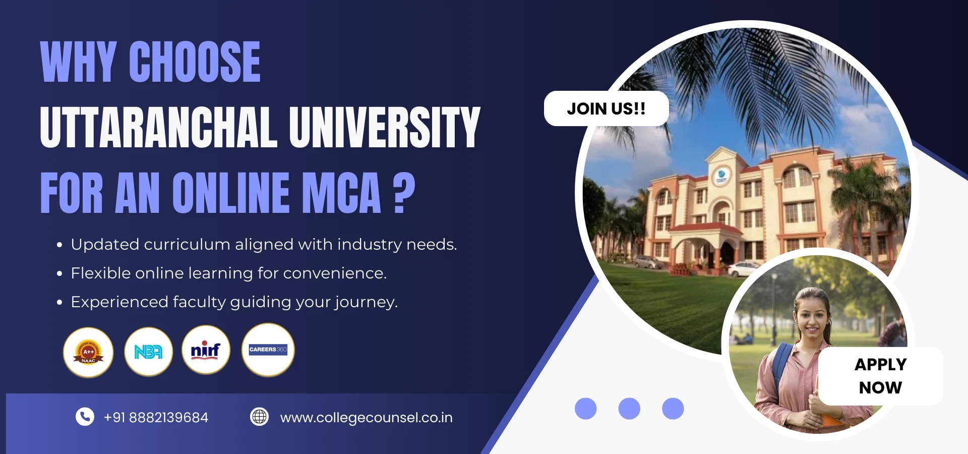 Uttaranchal University Online MCA 2025 - College Counsel Blog