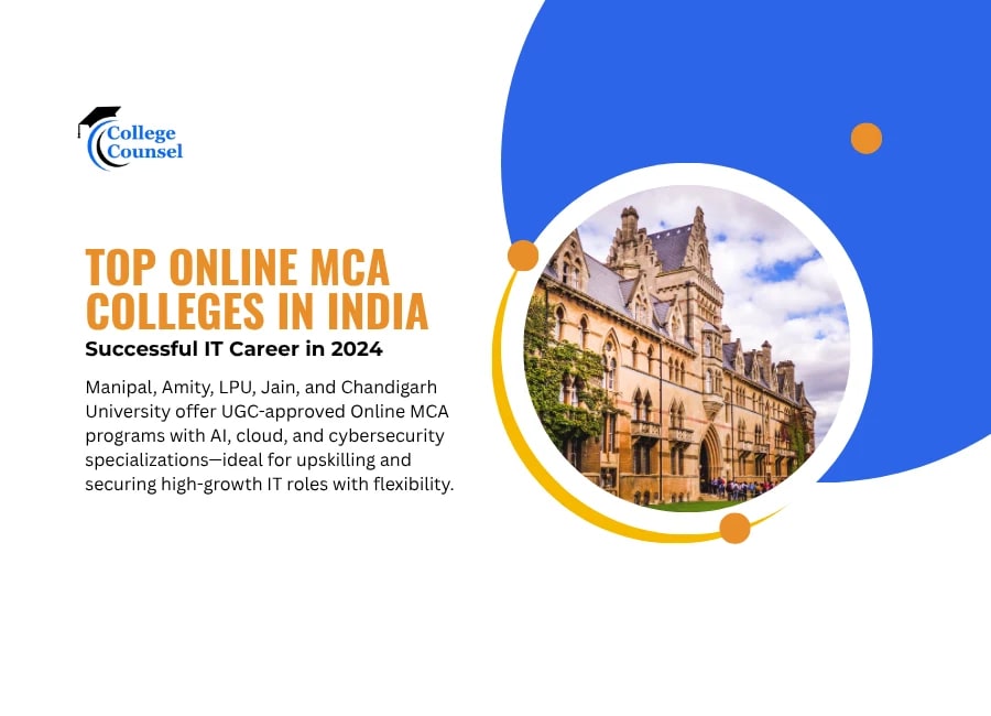 Top Online MCA Colleges in India (2024) for a Successful IT Career - College Counsel Blog