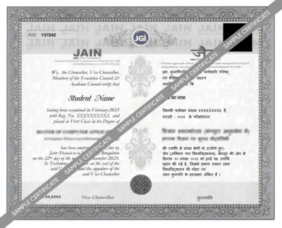 University certificate